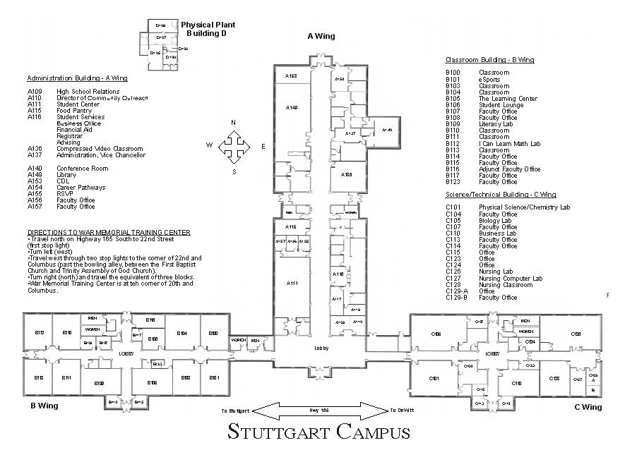 Stuttgart Campus Map